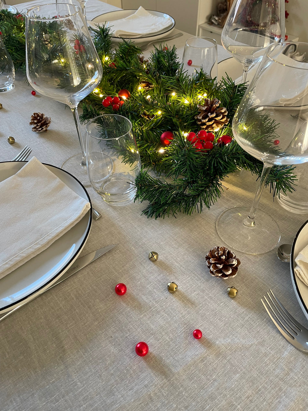 Box décoration de table de Noël