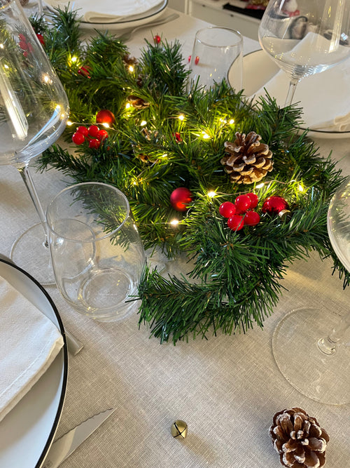 Box décoration de table de Noël